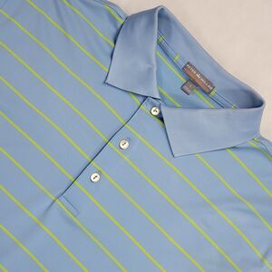 Peter Millar Men's Summer Comfort Las Vegas Performance Polo Shirt Size L Golf
